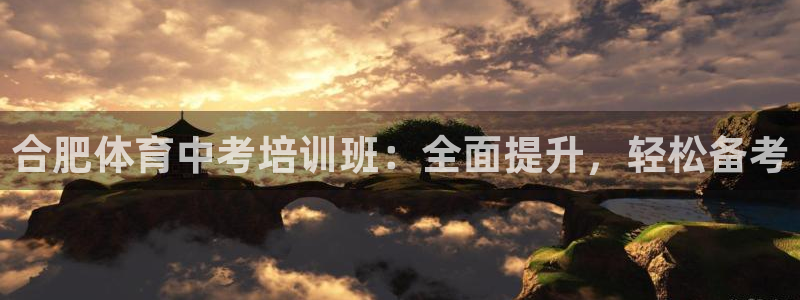 极悦娱乐代理多少钱一个：合肥体育中考培训班：全面提升
