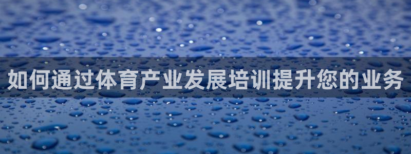 极悦平台使用教程图片：如何通过体育产业发展培训提升您