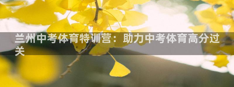 极悦平台app安全吗可靠吗：兰州中考体育特训营：助力